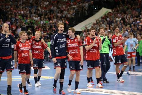 SG Flensburg-Handewitt vs Fuechse Berlin, Handball, 1.Bundesliga, 29.05.19 Jubel nach Sieg der SG Flensburg-Handewitt