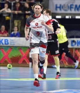 29.05.2019 - Handball - 1. Bundesliga DKB HBL - Saison 2018 2019 - 33. Spieltag: HC Erlangen Metropolregion Nürnberg HCE - MT Melsungen - OGo - Tobias Reichmann (9, MT Melsungen ) ballt Faust Fäuste