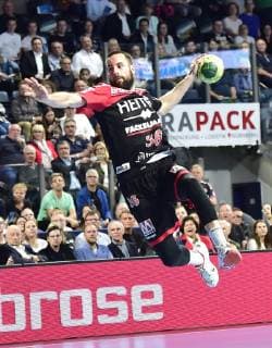 29.05.2019 - Handball - 1. Bundesliga DKB HBL - Saison 2018 2019 - 33. Spieltag: HC Erlangen Metropolregion Nürnberg HCE - MT Melsungen - OGo - Florian von Gruchalla (36, HC Erlangen HCE )