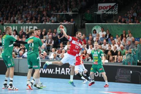 Tomas Babak (Bergischer HC 19) frei vorm Tor, TSV GWD Minden vs Bergischer HC, Handball, 1. Bundesliga, 29.05.2019, TSV GWD Minden vs Bergischer HC, Handball, 1. Bundesliga, 29.05.2019 Minden Copyright: xEibner-Pressefotox xJanxStrohdiekx EP_JSK