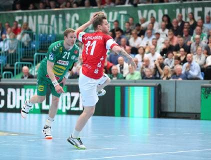 Arnor Thor Gunnarsson (Bergischer HC 11) fuehrt einen Siebenmeter aus, TSV GWD Minden vs Bergischer HC, Handball, 1. Bundesliga, 29.05.2019, TSV GWD Minden vs Bergischer HC, Handball, 1. Bundesliga, 29.05.2019 Minden Copyright: xEibner-Pressefotox xJanxStrohdiex EP_JSK