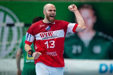 Minden, Deutschland 29.05.2019: 1. Handball Bundesliga - 2018 2019 - GWD Minden vs. Bergischer HC Kristian Nippes (Bergischer HC) Minden Nordrhein-Westfalen Deutschland Kampa Halle
