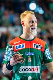 Matthias Musche 6 (SC Magdeburg) Torschütze der Saison 2018-2019 waehrend der Saison 2018-2019 in der 1. Handball Bundesliga (Herren) zwischen SC Magdeburg und SG BBM Bietigheim in der GETEC Arena am 29. May 2019 in Magdeburg, Sachsen Anhalt, Deutschland