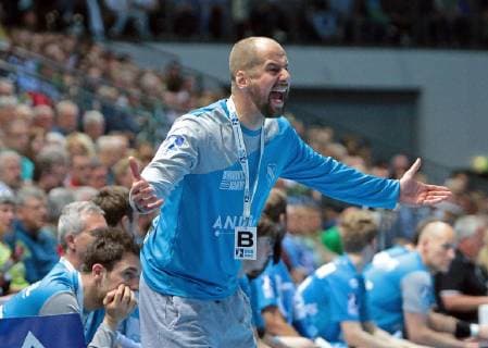 29.05.2019, xovx, Handball HBL, HSG Wetzlar - TVB Stuttgart emspor, Trainer Juergen Schweikardt (TBV Stuttgart), Freisteller. (DFL DFB REGULATIONS PROHIBIT ANY USE OF PHOTOGRAPHS as IMAGE SEQUENCES and or QUASI-VIDEO) Wetzlar