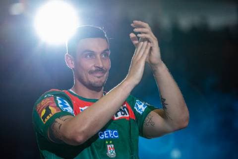 Verabschiedung von Ignacio Plaza 17 (SC Magdeburg) waehrend der Saison 2018-2019 in der 1. Handball Bundesliga (Herren) zwischen SC Magdeburg und SG BBM Bietigheim in der GETEC Arena am 29. May 2019 in Magdeburg, Sachsen Anhalt, Deutschland