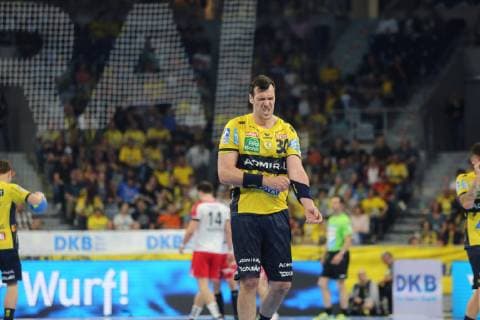 Gedeon Guardiola (Loewen) beim Spiel Rhein Neckar Loewen vs. Die Eulen Ludwigshafen in der 1. Handball Bundesliga am 29.02.2019, Rhein Neckar Loewen vs. Die Eulen Ludwigshafen, Handball, 1. Handball Bundesliga, 29.02.2019 Mannheim Copyright: xMichaelxBermel Eibner-Pressefotox EP_mbl