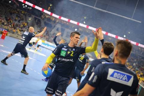 Andy Schmid (Loewen) beim warmmachen beim Spiel Rhein Neckar Loewen vs. Die Eulen Ludwigshafen in der 1. Handball Bundesliga am 29.02.2019, Rhein Neckar Loewen vs. Die Eulen Ludwigshafen, Handball, 1. Handball Bundesliga, 29.02.2019 Mannheim Copyright: xMichaelxBermel Eibner-Pressefotox EP_mbl