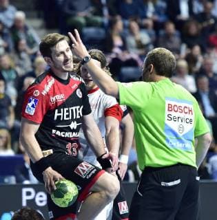 29.05.2019 - Handball - 1. Bundesliga DKB HBL - Saison 2018 2019 - 33. Spieltag: HC Erlangen Metropolregion Nürnberg HCE - MT Melsungen - OGo - Michael Haaß Haass (13, HC Erlangen HCE )