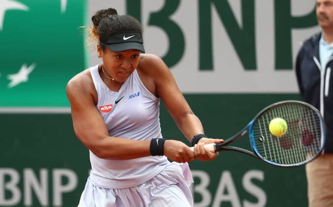 Japanese Naomi Osaka pictured in action during the match between Japanese Noami Ozaka WTA, Tennis Damen 1) and Victoria Azarenka, in the women s singles second round at the Roland Garros French Open tennis tournament, in Paris, France, Thursday 30 May 2019. The main draw of this year s Roland Garros Grand Slam takes place from 26 May to 9 June. VIRGINIExLEFOUR  x05595308x