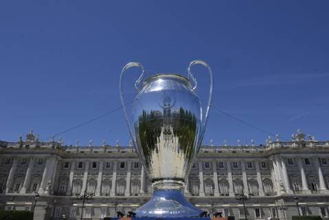 General Views and Fans with the UEFA Champions League trophy in Madrid , Thursday, May 30, 2019 Cordon Press  xJOAQUINxCORCHEROxARCOSx xx