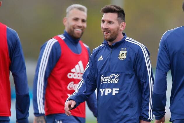 Argentina s national soccer team player Lionel Messi participates in a training session of the team to prepare for the Copa America, at the Ezeiza sports complex, in Buenos Aires, Argentina, 30 May 2019. Argentina s national soccer team training session !ACHTUNG: NUR REDAKTIONELLE NUTZUNG!  Copyright: xJuanxIgnacioxRoncoronix AME7936 20190530-636948402351538804