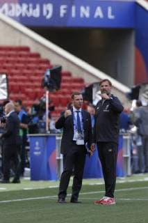 Fußball, CL Finale, Tottenham Hotspur - FC Liverpool, Jürgen Klopp im Final-Stadion JURGEN KLOPP DURING TRAINING AT THE WANDA METROPOLITANO STADIUM BEFORE COMPETING IN THE UEFA CHAMPIONS LEAGUE FINAL, IN MADRID MAY31, 2019. Cordon Press
