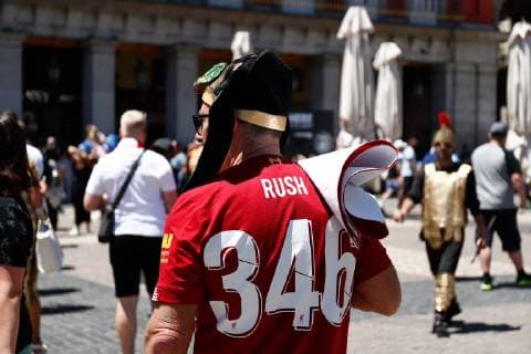May 31, 2019 - Madrid, MADRID, SPAIN - MADRID, SPAIN - MAY 31: Liverpool and TottenhamÃ¢â‚¬â ¢s fans are seen in Madrid on the eve of the final of the Champions League on May 31, 2019 in Madrid, Spain. FOOTBALL - CHAMPIONS LEAGUE - LIVERPOOL V TOTTENHAM - FANS - ZUMAa181 20190531_zaa_a181_198 Copyright: xAFP7x