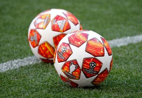 SOCCER - CL, Tottenham vs Liverpool MADRID,SPAIN,31.MAY.19 - SOCCER - UEFA Champions League, final, Tottenham Hotspur vs Liverpool FC, preview, training Liverpool. Image shows the Champions League balls. GEPAxpictures xDavidxRodriguez