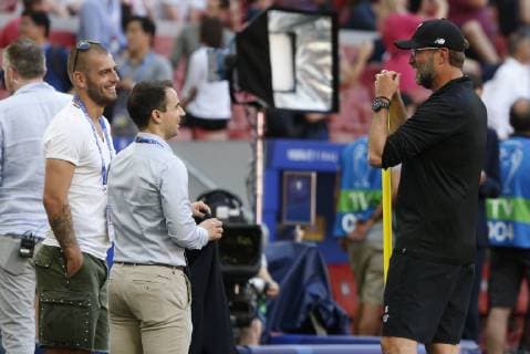 LIVERPOOL PLAYERS DURING TRAINING AT THE WANDA METROPOLITANO STADIUM BEFORE COMPETING IN THE UEFA CHAMPIONS LEAGUE FINAL, IN MADRID MAY31, 2019. Cordon Press