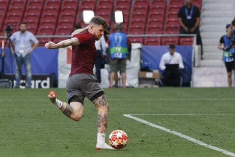 LIVERPOOL PLAYERS DURING TRAINING AT THE WANDA METROPOLITANO STADIUM BEFORE COMPETING IN THE UEFA CHAMPIONS LEAGUE FINAL, IN MADRID MAY31, 2019. Cordon Press