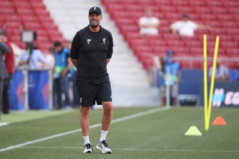 Liverpool Training Liverpool Manager Jurgen Klopp during the Liverpool Training session at the Wanda Metropolitano Stadium, Madrid Content Not Available For UK Newspapers Copyright: xPaulxChestertonx FIL-13308-0002