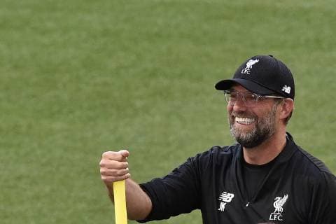 May 31, 2019 - Madrid, ESP - Head Coach Jurgen Klopp of Liverpool FC during the training session ahead UEFA Champions League Fina 2019l match between Tottenham Hotspur and Liverpool at Wanda Metropolitano Stadium, Madrid, Spain on 31 May 2019. FC Liverpool Training Session ahead Uefa Champions League Final  - ZUMAn230 20190531_zaa_n230_422 Copyright: xGiuseppexMaffiax