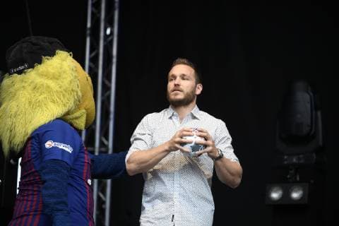 Victor Tomas FC Barcelona, Barca Lassa), Handball, Velux EHF Final Four, Opening Party, Spieler, 31.05.19 Köln Lanxess-Arena Nordrhein-Westfalen Germany