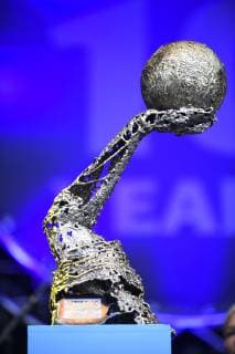 Um diesen Pokal wird in Köln gespielt, Handball, Velux EHF Final Four, Opening Party, Spieler, 31.05.19 Köln Lanxess-Arena Nordrhein-Westfalen Germany