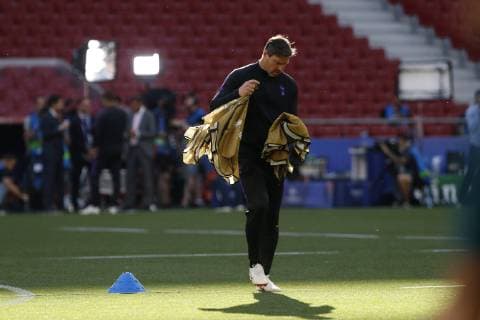 Fußball, CL Finale, Tottenham Hotspur Abschlusstraining TOTTENHAM PLAYERS DURING TRAINING AT THE WANDA METROPOLITANO STADIUM BEFORE COMPETING IN THE UEFA CHAMPIONS LEAGUE FINAL, IN MADRID MAY31, 2019. Cordon Press