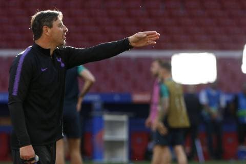 Fußball, CL Finale, Tottenham Hotspur Abschlusstraining TOTTENHAM PLAYERS DURING TRAINING AT THE WANDA METROPOLITANO STADIUM BEFORE COMPETING IN THE UEFA CHAMPIONS LEAGUE FINAL, IN MADRID MAY31, 2019. Cordon Press