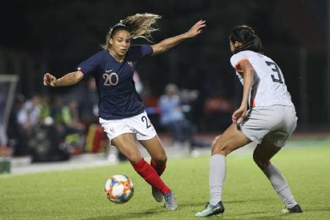 Fußball, Damen Länderspiel, Frankreich - China Delphine Cascarino (France) FOOTBALL FEMININ : France Vs Chine - Amical - 31 05 2019 MichaelBaucher Panoramic 