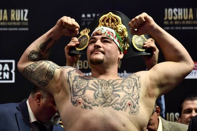 Sport Themen der Woche KW22 US Andy Ruiz Jr. pictured during the weigh-in before his fight, Friday 31 May 2019, in New York City, United States of America. DIRKxWAEM  x05596127x