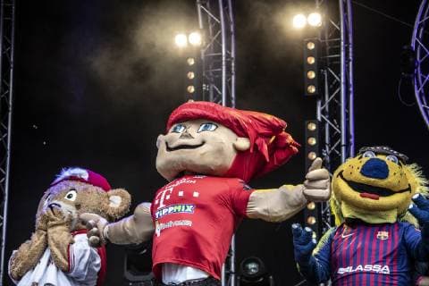 Final 4 Handball Opening Party Lanxess Arena Koeln Deutschland Datum: 31.05.2019 Maskottchen