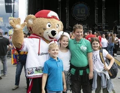 Final 4 Handball Opening Party Lanxess Arena Koeln Deutschland Datum: 31.05.2019 Maskottchen und Fans