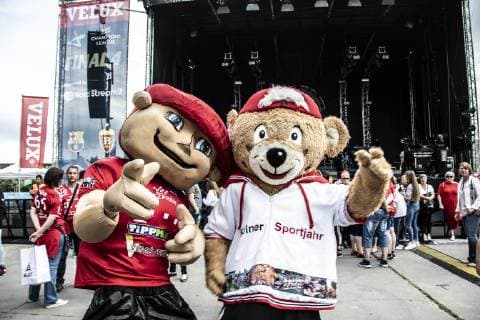 Final 4 Handball Opening Party Lanxess Arena Koeln Deutschland Datum: 31.05.2019 Maskottchen