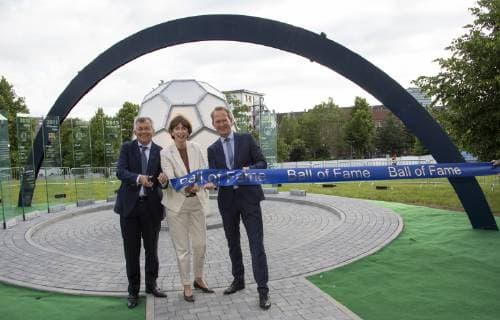 Final 4 Handball Opening Party Lanxess Arena Koeln Deutschland Datum: 31.05.2019 Von links: Michael Wiederer Oberbürgermeisterin Henriette Reker Stefan Löcher