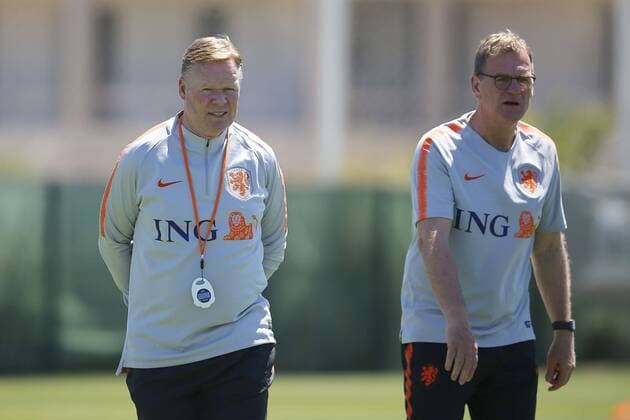 LAGOS, 01-06-2019, season 2018 2019, training Dutch team, Ronald Koeman and Dwight Lodeweges Training Netherlands Saturday  x3561793x Copyright: