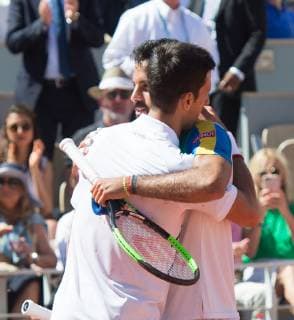 June 1, 2019: Salvatore Caruso (ITA) is defeated by Novak Djokovic (SRB) 6-3, 6-3, 6-2, at the French Open being played at Stade Roland-Garros in Paris, France. Â© Tennisclix 2019 CSM TENNIS 2019: French Open June 01 - ZUMAc04_ 20190601_zaf_c04_012 Copyright: xKarlaxKinnex