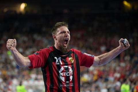Sport Bilder des Tages Gleb Kalarash (HC Vardar) HANDBALL : Final4 - ligue des champions - Barcelone vs HC Vardar Skopje - 01 06 2019 THEOPHILELaurent Panoramic 