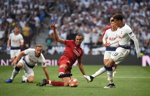 01.06.2019, xkvx, Fussball UEFA Champions League Finale, Tottenham Hotspur - FC Liverpool emspor, v.l. Kerem Demirbay (1899 Hoffenheim), Joel Matip (FC Liverpool), Robert Julj (1899 Hoffenheim) (DFL DFB REGULATIONS PROHIBIT ANY USE OF PHOTOGRAPHS as IMAGE SEQUENCES and or QUASI-VIDEO) Madrid