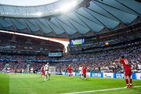 190601 General view during the UEFA Champions League final between Tottenham and Liverpool on June 1, 2019 in Madrid. Photo: Petter Arvidson BILDBYRAN kod PA 92302 Copyright: PETTERxARVIDSON BB190601PA082