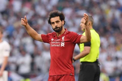 FUSSBALL CHAMPIONS LEAGUE SAISON 2018 2019 FINALE Tottenham Hotspur - FC Liverpool 01.06.2019 Torschuetze zum 0-1 Mohamed Salah (Liverpool)