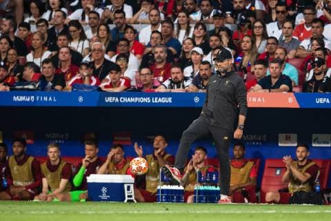 190601 Head coach Jürgen Klopp of Liverpool during the UEFA Champions League final between Tottenham and Liverpool on June 1, 2019 in Madrid. Photo: Petter Arvidson BILDBYRAN kod PA 92302 Copyright: PETTERxARVIDSON BB190601PA090