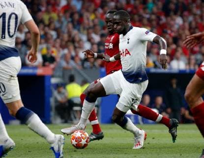 SOCCER - CL, Tottenham vs Liverpool MADRID,SPAIN,01.JUN.19 - SOCCER - UEFA Champions League, final, Tottenham Hotspur vs Liverpool FC. Image shows Moussa Sissoko (Tottenham) and Sadio Mane (Liverpool). GEPAxpictures xDavidxRodriguez