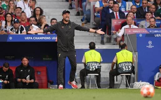 Fußball, Jürgen Klopp gewinnt mit Liverpool die Champions League FUSSBALL CHAMPIONS LEAGUE SAISON 2018 2019 FINALE Tottenham Hotspur - FC Liverpool 01.06.2019 Trainer Juergen Klopp (FC Liverpool)