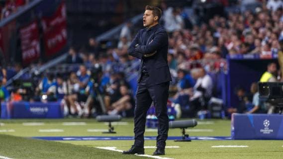 Madrid, Spain, 01.06.2019, UEFA Champions League - 2018 19 Season, Finale, Tottenham Hotspur - FC Liverpool, Head coach Mauricio Pochettino (Tottenham) looks on ( Defodi-09-523-097697