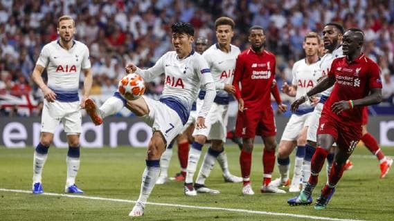 Madrid, Spain, 01.06.2019, UEFA Champions League - 2018 19 Season, Finale, Tottenham Hotspur - FC Liverpool, Heung-Min Son (Tottenham) controls the ball ( Defodi-09-523-097713