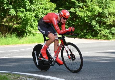 MEININGEN, GERMANY, 01 JUNE 2019 --- Women s Cycling Radsport --- Lotto Thüringen Ladies Tour --- Stage 5 Etappe 5: Individual Time Trail Einzelzeitfahren --- Danish rider Pernille Mathiesen (Team Sunweb) competing in the individual time trial around Meiningen, Germany on 01 June 2019 ---- Photo: Hans-Martin Issler isslerimages ---- UCI Lotto Thüringen Ladies Tour stage 5