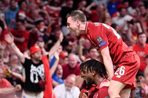 Photo Alfredo Falcone - LaPresse 01 06 2019 Madrid (spain) Soccer Liverpool - Tottenham Final Uefa Champions League 2018 2019 - Wanda Metropolitano Stadium of Madrid In the pic: Divock Origi of Liverpool celebrates  Copyright: xAlfredoxFalcone LaPressex