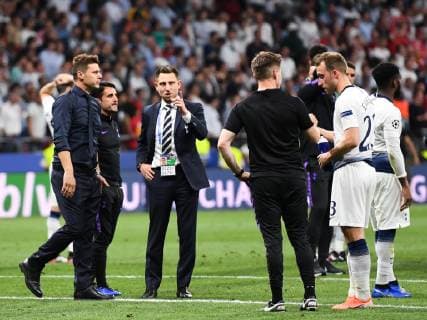 190601 Head coach Mauricio Pochettino of Tottenham looks dejected after loosing the UEFA Champions League final between Tottenham and Liverpool on June 1, 2019 in Madrid. Photo: Petter Arvidson BILDBYRAN kod PA 92302 Copyright: PETTERxARVIDSON BB190601PA165