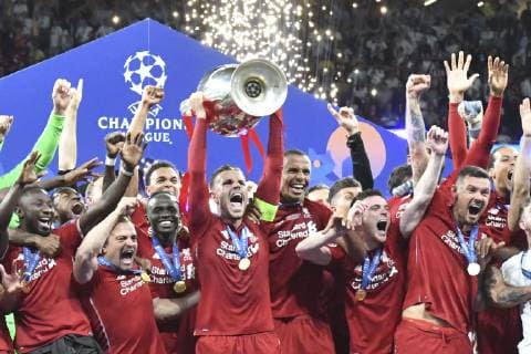Football - 2019 UEFA Champions League Final - Liverpool vs. Tottenham Hotspur , at Wanda Metropolitano, Madrid. COLORSPORT WINSTON BYNORTH 