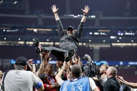 MADRID, 01-06-2019, Wanda Metropolitano Stadium, season 2018 2019, UEFA Champions League Final. Liverpool FC trainer coach JÅ¸rgen Klopp during the game Tottenham Hotspur - Liverpool Tottenham Hotspur - Liverpool (CL final)  x3567043x Copyright: