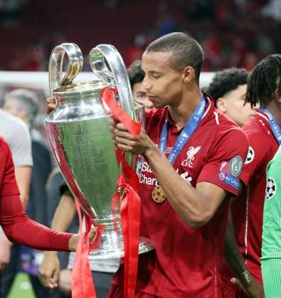 UEFA Champions League Finale 2019 Tottenham Hotspurs - FC Liverpool Spanien, Madrid, 01.06.2019, Fussball, UEFA Champions League, Saison 2018 2019, Finale in Madrid, Tottenham Hotspurs - FC Liverpool: Joel Matip (FC Liverpool), DFL DFB REGULATIONS PROHIBIT ANY USE OF PHOTOGRAPHS AS IMAGE SEQUENCES AND OR QUASI-VIDEO.