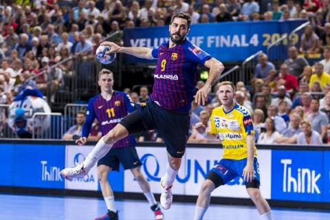 Köln, Deutschland 02. Juni 2019: Handball - EHF CL Spiel Platz 3 - FC Barcelona, Barca vs. PGE Vive Kielce Raul Entrerrios Rodriguez (Barcelona) Köln Lanxess Arena Deutschland